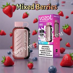 Mixed Berries 50k Puff Vozol Gear 50000 Pvafrvg50000n2