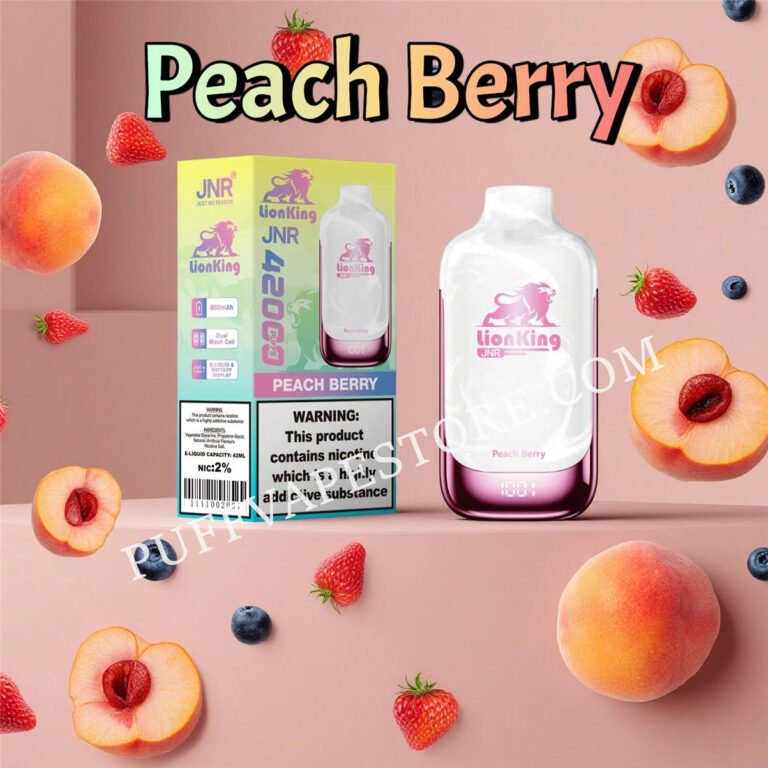 Peach Berry Jnr Lionking 42000 Puffs Pvafrjlk42000