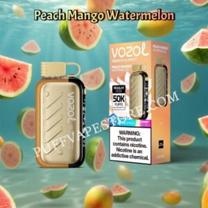 Peach Mango Watermelon 50k Puff Vozol Gear 50000 Pvafrvg50000n2