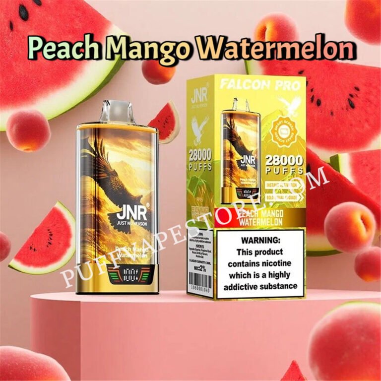 Peach Mango Watermelon Jnr Falcon Pro 28000 Puffs Pvafrjfp28000