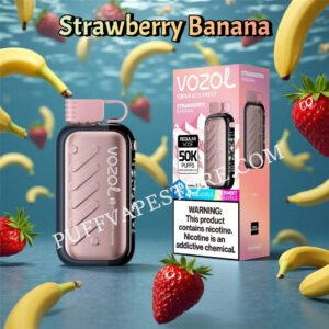 Strawberry Banana 50k Puff Vozol Gear 50000 Pvafrvg50000n2