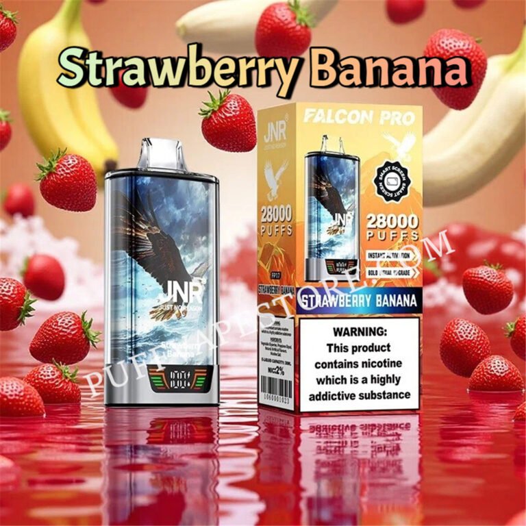 Strawberry Banana Jnr Falcon Pro 28000 Puffs Pvafrjfp28000
