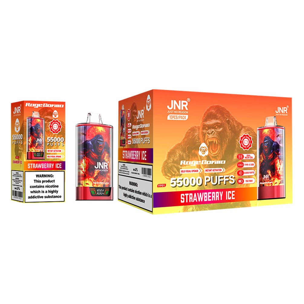 Ghiaccio alla fragola 55k Puff Jnr Rage Gorilla 55000 Pvafrjrg55000
