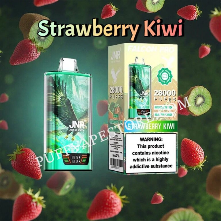 Strawberry Kiwi Jnr Falcon Pro 28000 Puffs Pvafrjfp28000
