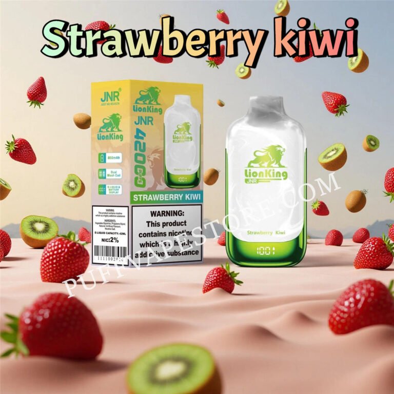 Strawberry Kiwi Jnr Lionking 42000 Puffs Pvafrjlk42000