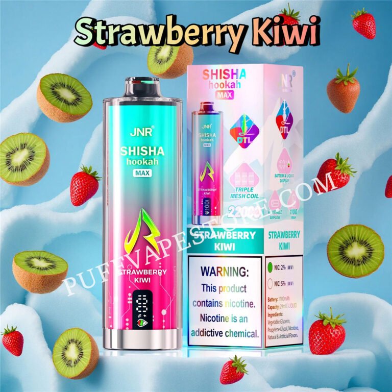 Strawberry Kiwi Jnr Shisha Max 22000 Pvafrjsm22000