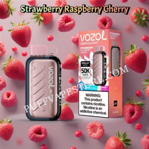 Strawberry Raspberry Cherry 50k Puff Vozol Gear 50000 Pvafrvg50000n2