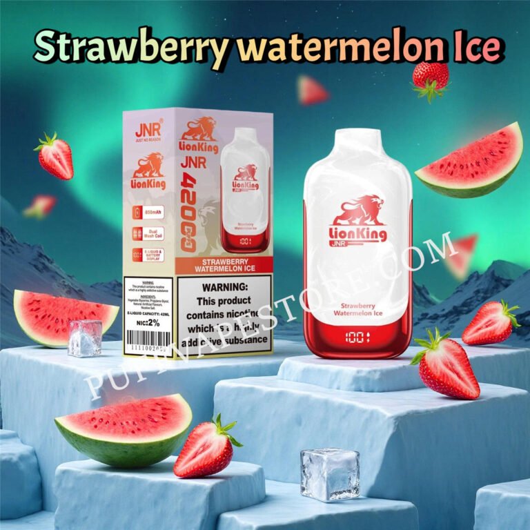 Strawberry Watermelon Ice Jnr Lionking 42000 Puffs Pvafrjlk42000