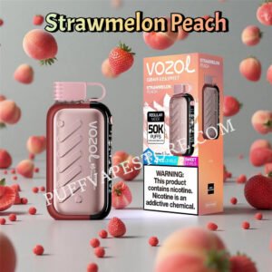 Strawmelon Peach 50k Puff Vozol Gear 50000 Pvafrvg50000n2