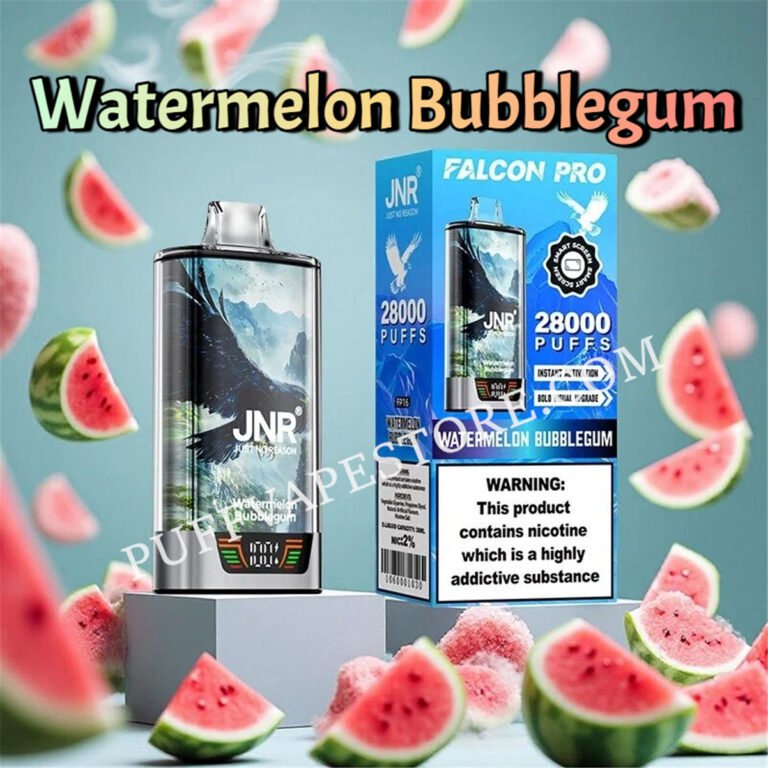 Watermelon Bubblegum Jnr Falcon Pro 28000 Puffs Pvafrjfp28000