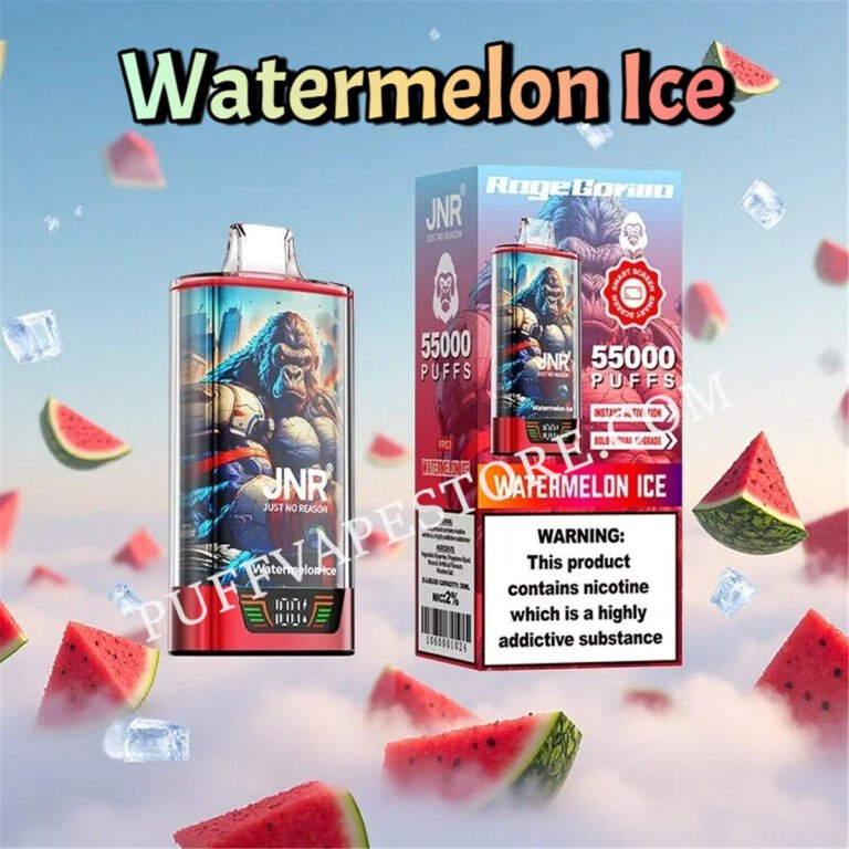 Watermelon Ice Jnr Rage Gorilla 55k Puffs Pvafrjrg55000