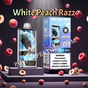 Weiß Peach Razz Jnr Falcon Pro 28000 Puffs Pvafrjfp28000